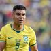 Casemiro of Brazil looks on during the FIFA World Cup 2026 Round of 16 match between Brazil and Norway at New York New Jersey Stadium on July 5, 2026 in East Rutherford, United States. (Photo by Harry Langer/DeFodi Images/DeFodi via Getty Images)