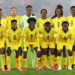Ghana pose for a team group photo before the Women's international friendly between England and Ghana at St Mary's Stadium on December 2, 2025 in Southampton, England. (Photo by Charlotte Wilson/Offside/Offside via Getty Images)