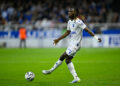 Gideon MENSAH of Auxerre during the Ligue 1 McDonald's match between Auxerre and Nice at Stade Abbe Deschamps on May 10, 2026 in Auxerre, France. (Photo by Kevin Clement/Icon Sport via Getty Images)