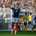 Kylian Mbappe #10 of France reacts after a missed chance during the FIFA World Cup 2026 Round Of 32 match between France and Sweden at New York New Jersey Stadium on June 30, 2026 in East Rutherford, New Jersey. (Photo by Shaun Botterill - FIFA/FIFA via Getty Images)