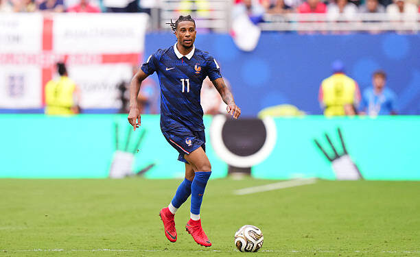 Michael Olise of France runs with the ball during the FIFA World Cup 2026 Bronze Medal Match match between France and England at Miami Stadium on July 18, 2026 in Miami Gardens, Florida. (Photo by Europa Press Sports/Europa Press via Getty Images)