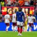 Manu Kone of France during the 2026 World Cup match between France and Spain at Dallas Stadium on July 14, 2026, in Dallas, United States. (Photo by Stefan Koops/EYE4IMAGES/NurPhoto via Getty Images)