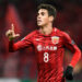 SHANGHAI, CHINA - FEBRUARY 07:  Oscar #8 of Shanghai SIPG celebrates after scoring his team's first goal during the AFC Champions League 2017 play-off match between Shanghai SIPG and Sukhothai at Shanghai Stadium on February 7, 2017 in Shanghai, China.  (Photo by Visual China Group via Getty Images/Visual China Group via Getty Images)
