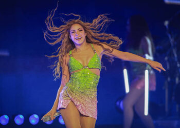 Shakira performs in concert at TD Garden on July 10, 2026. (Photo by Matthew J. Lee/The Boston Globe via Getty Images)