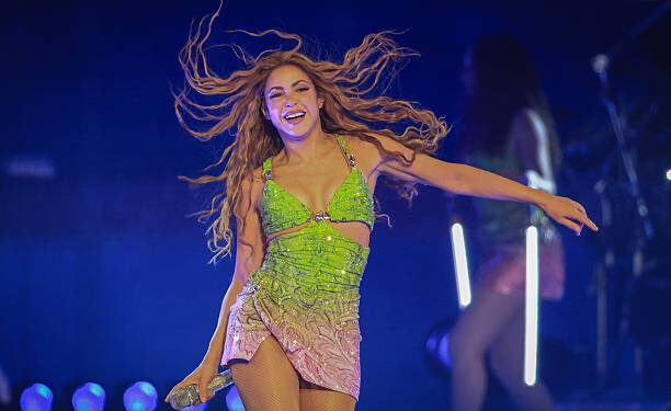 Shakira performs in concert at TD Garden on July 10, 2026. (Photo by Matthew J. Lee/The Boston Globe via Getty Images)