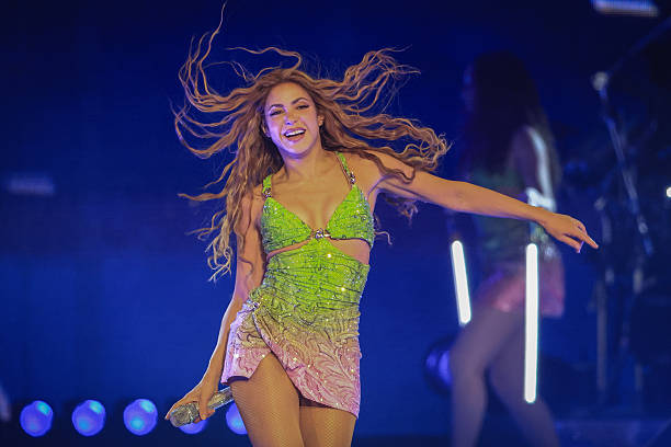 Shakira performs in concert at TD Garden on July 10, 2026. (Photo by Matthew J. Lee/The Boston Globe via Getty Images)