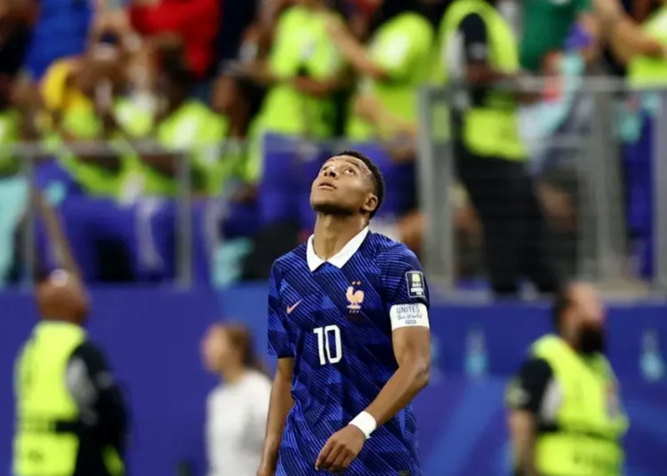 Kylian Mbappe after game