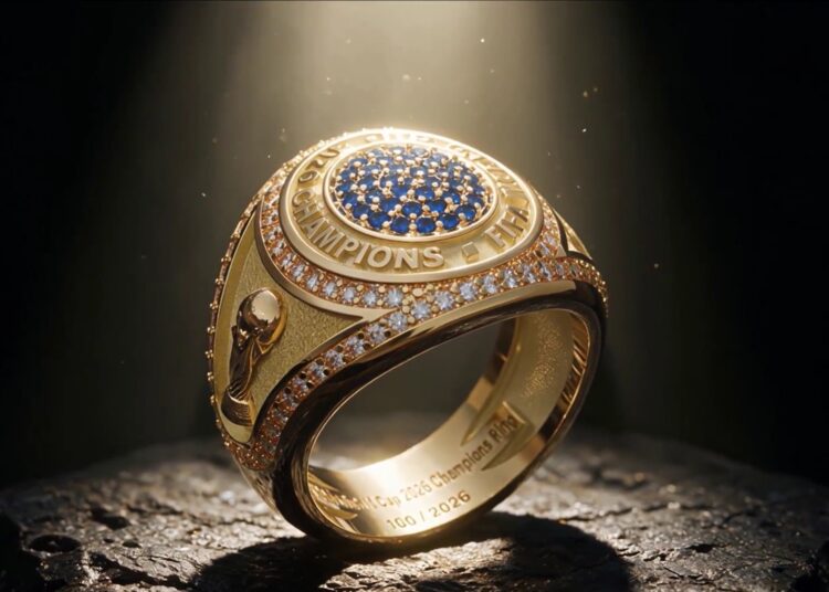 The 2026 World Cup winners ring . Photo Courtesy: FIFA