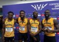 Ghana's 4x100 relay team