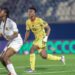 Black Queens striker Evelyn Badu in action against Mali. Photo Courtesy: Black Queens x