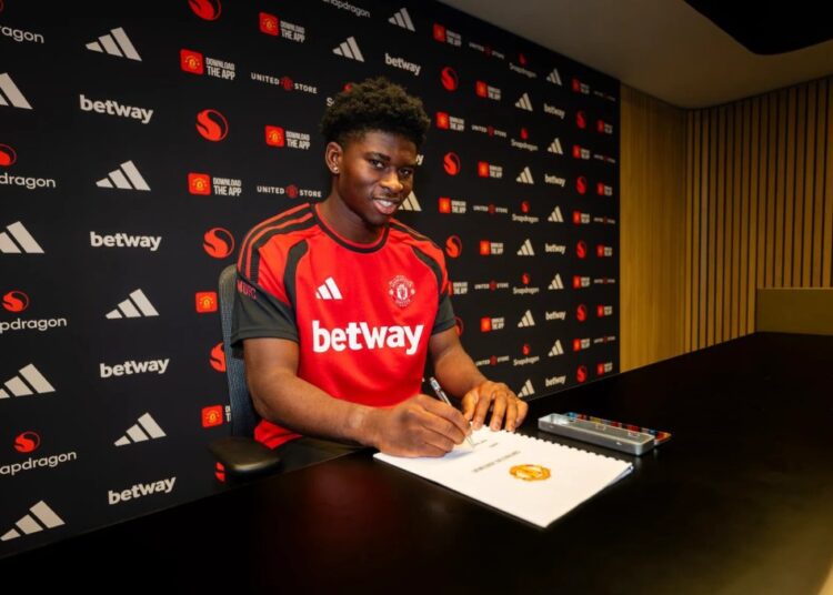 Carlos Baleba Photo Courtesy: Manchester United