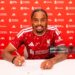 Bradley Barcola new signing of Liverpool at AXA Training Centre on August 30, 2026 in Kirkby, England. (Photo by Liverpool FC/Liverpool FC via Getty Images)