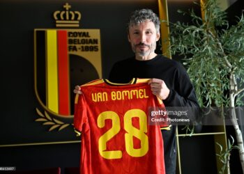 Federal head coach of the Belgian National football team Mark Van Bommel ( Photo by Nico Vereecken / Photo News via Getty Images)