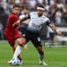 Memphis Depay of Corinthians (R) is chased by Chrystian Barletta of Sport Recife (L) during the Brasileirao 2025 match between Corinthians and Sport Recife (Photo by Riquelve Nata/Sports Press Photo/Getty Images)