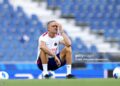 Luis Enrique, Head Coach of Paris Saint-Germain, reacts during a Paris Saint-Germain Training Session (Photo by Alexander Hassenstein/Getty Images)