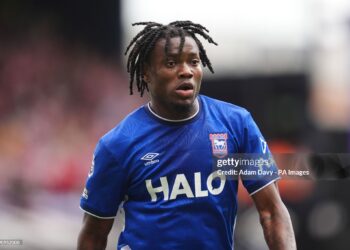 Ipswich Town's Abdul Fatawu (Photo by Adam Davy/PA Images via Getty Images)
