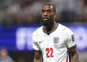 England's Ivan Toney during the FIFA World Cup 2026 Semi Final match between England and Argentina at Atlanta Stadium on July 15, 2026 in Atlanta, United States. (Photo by Rob Newell - CameraSport via Getty Images)