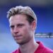 Frenkie de Jong of FC Barcelona ahead of  the during the pre-season friendly match between Birmingham City and FC Barcelona (Photo by Catherine Ivill - AMA/Getty Images)
