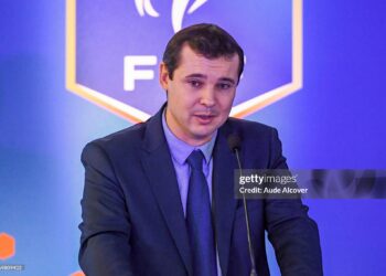 Kevin Lamour during the General Meeting of the French football federation at La Seine Musicale on December 8, 2018 in Paris, France. (Photo by Aude Alcover/Icon Sport via Getty Images)