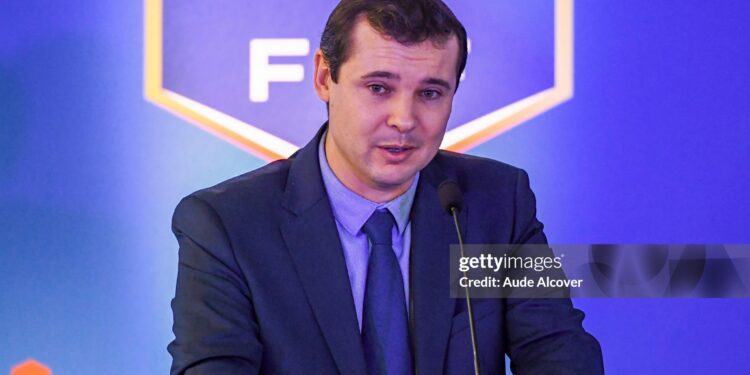 Kevin Lamour during the General Meeting of the French football federation at La Seine Musicale on December 8, 2018 in Paris, France. (Photo by Aude Alcover/Icon Sport via Getty Images)