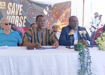 From Left to Right -middle row) Accra Turf Club Chairman Frederick Nuer, Accra Turf Club Board Secretary Sam Newton