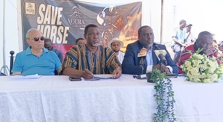 From Left to Right -middle row- Accra Turf Club Chairman Frederick Nuer, Accra Turf Club Board Secretary Sam Newton