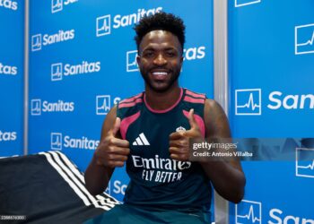 Vinicius Junior player of Real Madrid at his medical examination (Photo by Antonio Villalba/Real Madrid via Getty Images)