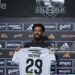 Cape Verde's goalkeeper Vozinha holds his uniform during his presentation as a new Colo Colo player at Monumental Stadium in Santiago on August 4, 2026. Vozinha, goalkeeper and one of the standout players of Cape Verde's surprising run at the 2026 World Cup (Photo by Rodrigo ARANGUA / AFP via Getty Images)