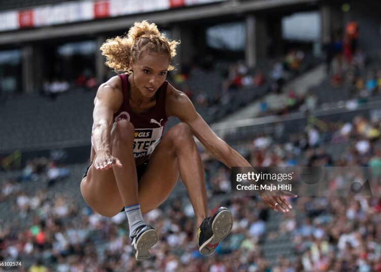 Alexandra Wester competes during women's long jump Final during a German National Championship in Athletics (Photo by Maja Hitij/Bongarts/Getty Images)