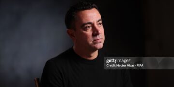 Former Spanish football player and FIFA Legend Xavi Hernandez (Photo by Hector Vivas - FIFA/FIFA via Getty Images)