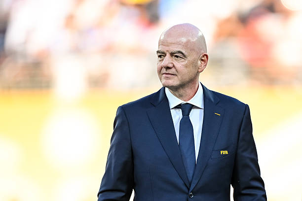 FIFA president Gianni Infantino looks on after the FIFA World Cup 2026 Final match between Spain and Argentina at New York New Jersey Stadium on July 19, 2026 in East Rutherford, United States. (Photo by Harry Langer/DeFodi Images/DeFodi via Getty Images)