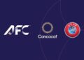 AFC, CONCACAF and UEFA