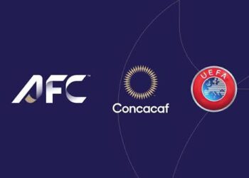 AFC, CONCACAF and UEFA