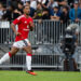 Youri Tielemans of Manchester United in action during the pre-season friendly match between Paris Saint-Germain and Manchester United at Parc des Princes on August 08, 2026 in Paris, France. (Photo by Ash Donelon/Manchester United via Getty Images)