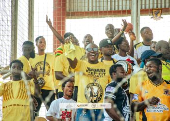 Ashanti Gold 04 fans during game . Photo Courtesy: AshantiGold 04 x