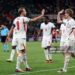 Harry Kane of England celebrates with teammate Anthony Gordon after scoring his team’s second goal during the UEFA Nations League 2026/27 group phase match between Czechia and England (Photo by Eddie Keogh - The FA/The FA via Getty Images)