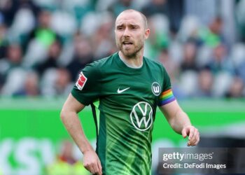 Christian Eriksen of VfL Wolfsburg (Photo by Marco Steinbrenner/DeFodi Images/DeFodi via Getty Images)