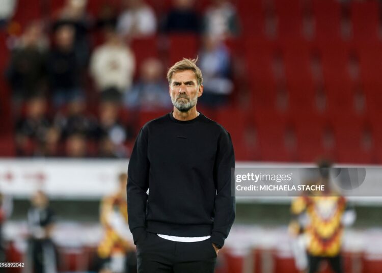 Germany's head coach Juergen Klopp looks on ahead the UEFA Nations League Group A2 between Germany and Greece (Photo by Michaela STACHE / AFP via Getty Images)