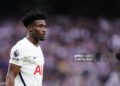 Mohammed Kudus of Tottenham Hotspur during the Premier League match between Tottenham Hotspur and Newcastle United (Photo by Harvey Murphy/News Images/NurPhoto via Getty Images)