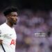 Mohammed Kudus of Tottenham Hotspur during the Premier League match between Tottenham Hotspur and Newcastle United (Photo by Harvey Murphy/News Images/NurPhoto via Getty Images)