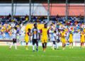 Scene after the final whistle blew. Photo Courtesy: Medeama SC x