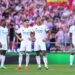 Jude Bellingham of Real Madrid reacts after Alex Grimaldo of Atletico Madrid (not pictured) scores his team’s first goal during the LaLiga EA Sports 2026/27 match between Atletico de Madrid and Real Madrid (Photo by Mateo Villalba Sanchez/Getty Images)
