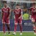 (L-R) Jude Bellingham of Real Madrid, Federico Valverde of Real Madrid, Dean Huijsen of Real Madrid disappointed  during the LaLiga EA Sports  match between Real Betis v Real Madrid (Photo by Eric Verhoeven/Soccrates/Getty Images)