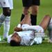 France's forward #10 Kylian Mbappe reacts after scoring the opening goal and to a leg pain during the UEFA Nations League (League A, Group 1) first leg football match between Turkey and France (Photo by OZAN KOSE / AFP via Getty Images)