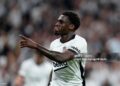 Ernest Poku of Besiktas celebrates after scoring his team's fourth goal during the UEFA Europa League 2026/27 League Phase MD1 match between Besiktas JK and Olympique de Marseille (Photo by Yagiz Gurtug/MB Media/Getty Images)