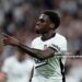 Ernest Poku of Besiktas celebrates after scoring his team's fourth goal during the UEFA Europa League 2026/27 League Phase MD1 match between Besiktas JK and Olympique de Marseille (Photo by Yagiz Gurtug/MB Media/Getty Images)