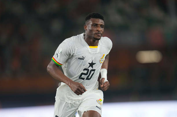 Mohammed Kudus in action
