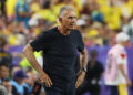Ghana's Portuguese head coach Carlos Queiroz gestures during the 2026 World Cup round of 32 football match between Colombia and Ghana at the Kansas City Stadium in Kansas City on July 3, 2026.  (Photo by Odd ANDERSEN / AFP via Getty Images)