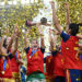 LODZ, POLAND - SEPTEMBER 27: Alba Cerrato of Spain celebrates with the FIFA U20 Women's World Cup trophy after the team's victory in the FIFA U20 Womens World Cup Final between Spain and DPR Korea at Stadion Miejski LKS Lodz on September 27, 2026 in Lodz, Poland. (Photo by Mateusz Slodkowski - FIFA/FIFA via Getty Images)