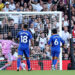 Lisandro Martinez of Manchester United scores an own goal and Fulham's first goal during the Premier League 2026/27 match between Fulham and Manchester United at Craven Cottage on September 20, 2026 in London, England. (Photo by Justin Setterfield/Getty Images)